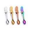 LATRAT Set of 4 Mermaid Coffee Spoons, Stainless Steel Spoons,