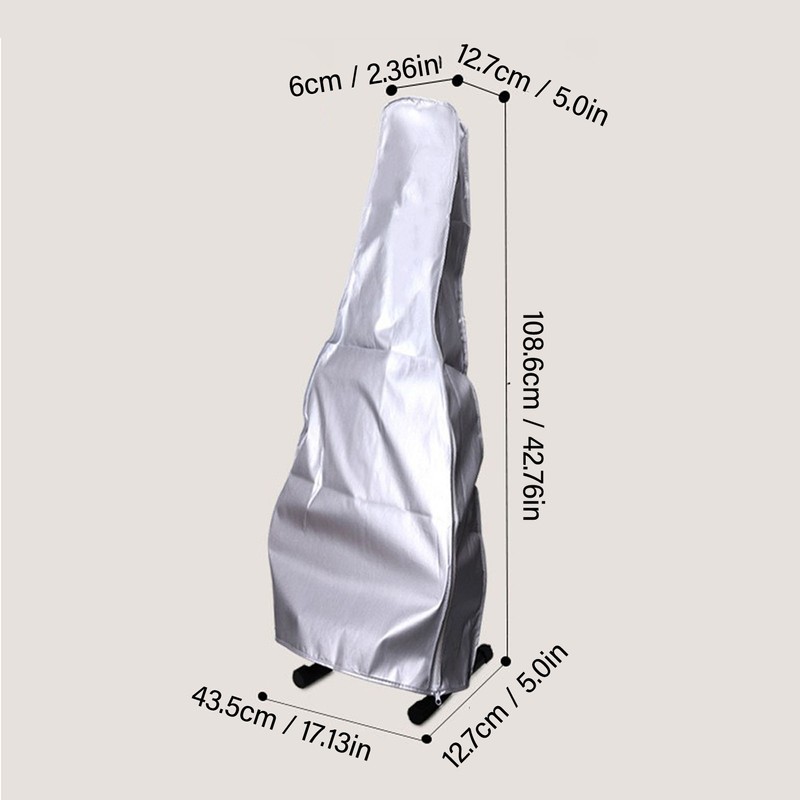 Guitar Dust Cover Silver Coating Sun Prevention Waterproof Protective Cover