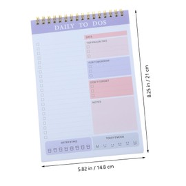 jojofuny Portable Daily Planner Notepad with Tear Off Thick for Easy Writing Undated Design for Do Lists and Memo Portable and Stylish for Students and Office Use