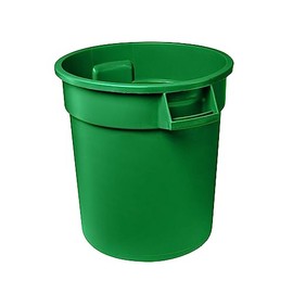 Zedfire Elegant Design, 20 Gallon Green Round Commercial Trash Can/Ingredient Bin, Kitchen Waste Bin, Indoor Trash Can, Trash Bin, Durable Wastebasket, Garbage Can, Waste Receptacle, (N.4)