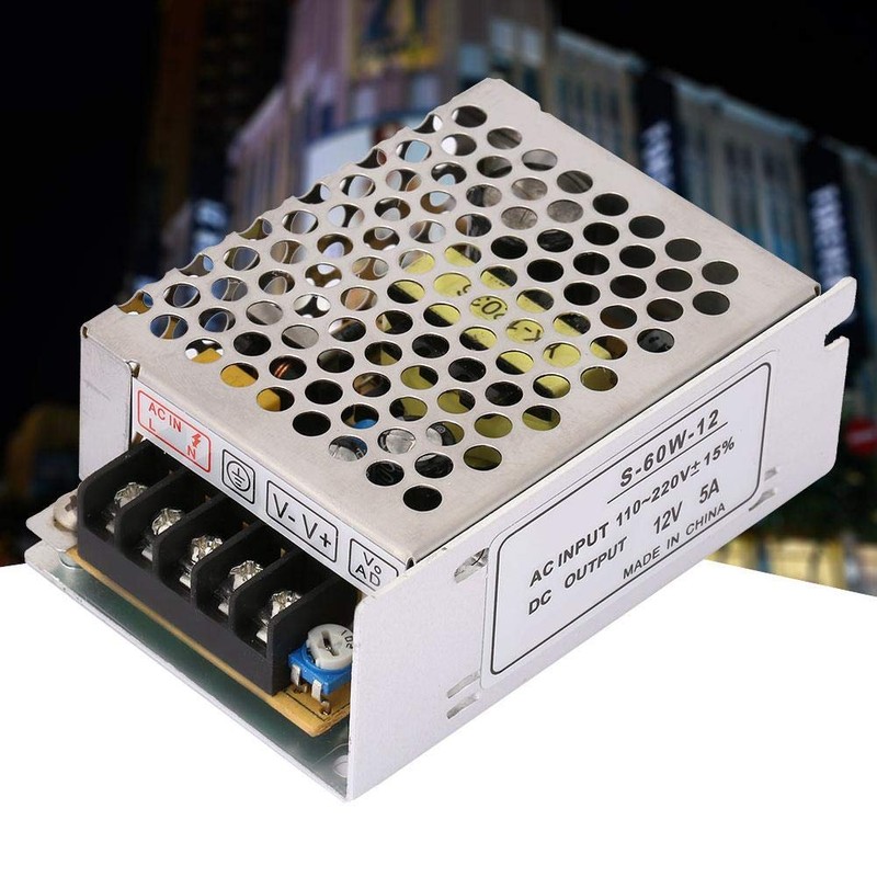 DC 12V 5A 60W LED Switch Power Supply Transformer Power