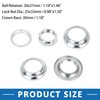 A ABSOPRO Steel Bicycle Headset Threaded Mountain Headset Sealed Set