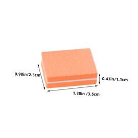 Minkissy 100pcs Manicure Files Cuticle Nail Block Buffer Bulk Sponge Nail Files Buffing Blocks Women Tools Manicure
