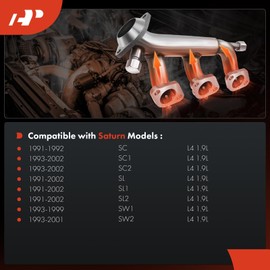 A-Premium Engine Intake Manifold Temperature Sensor [2 Pins] Compatible with Saturn SC 1991-1992, SC1 1993-2002, SC2 1993-2002, SL/SL1 1991-2002, SL2 1991-2002, SW1 1993-1999, SW2 1993-2001
