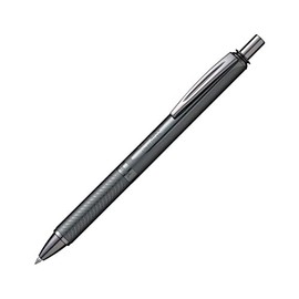 Pentel BL407MA-A EnerGel Sterling Liquid Gel Rollerball Pen Anthracite Barrel 0.35 mm Stroke Width 0.7 mm Ball Diameter Black Ink