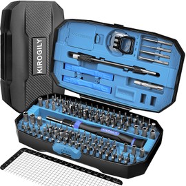 KIROGILY Juego de Desarmadores, Kit de Desarmadores para PC 154 en 1 Azul