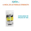 ZipTie.com 4-inch Black Fuel Hose Cable Tie, 20-lb Tensile Strength,