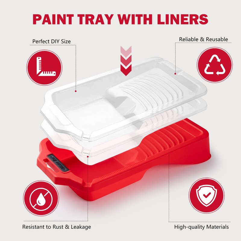 Mister Rui Paint Tray, Paint Tray, Disposable Paint Tray, 4