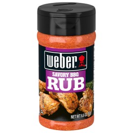 Weber Savory Barbecue Rub, 6.6 oz (Pack of 6)