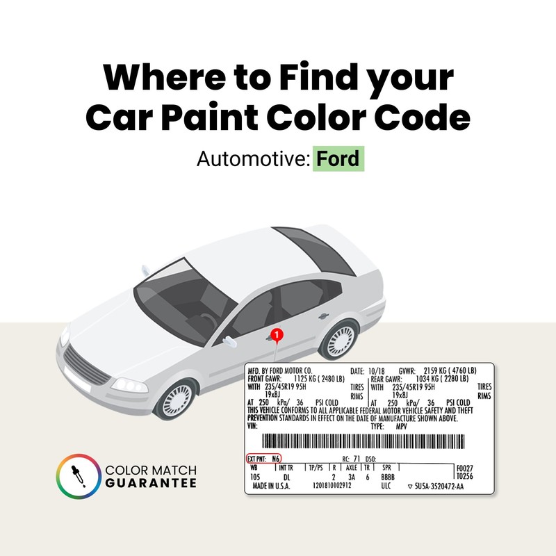 TouchUpDirect E2 Magma Red Compatible With Ford Exact Match Touch