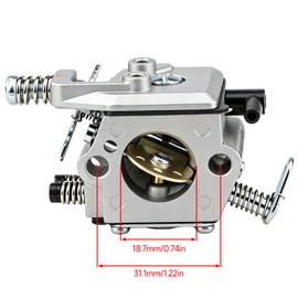 MS250 Carburetor Compatible with Stihl 021 023 025 MS210 MS230 MS250 Chainsaw Parts 1123 120 0605 Carb for WT286 with 1123 160 1650 Air Filter