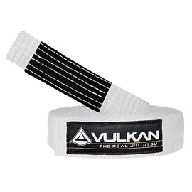 Vulkan Fight Company Brazilian Jiu Jitsu, BJJ Kids Belt for Martial Arts Sports, White, M3