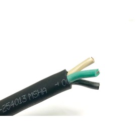 Carol/Southwire NEW 100' 18/3 SJOOW  BLACK RUBBER CORD EXTENSION WIRE CABLE 300v