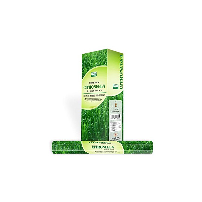 Incienso Citronela 120 varitas - Darshan - Hecho en India
