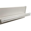 STORE FIXTURES DIRECT Gondola Shelf Fence, Wire Front Lip for