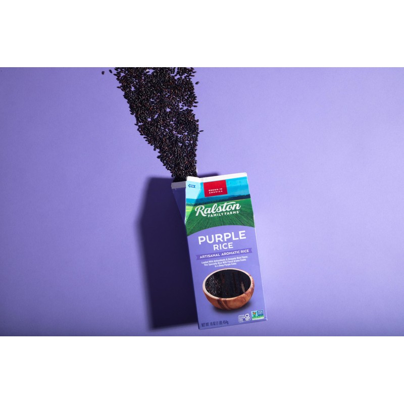 Ralston Family Farms Purple Rice, 16 oz Carton: 6 Pack,