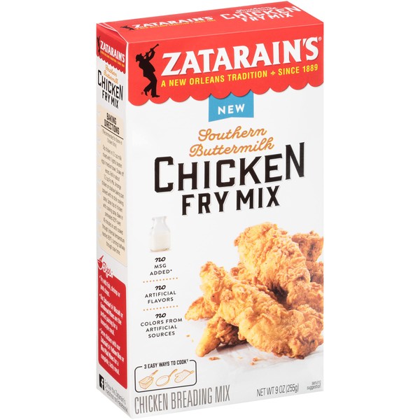 Zatarain's Southern Buttermilk mezcla de pollo, 9 oz