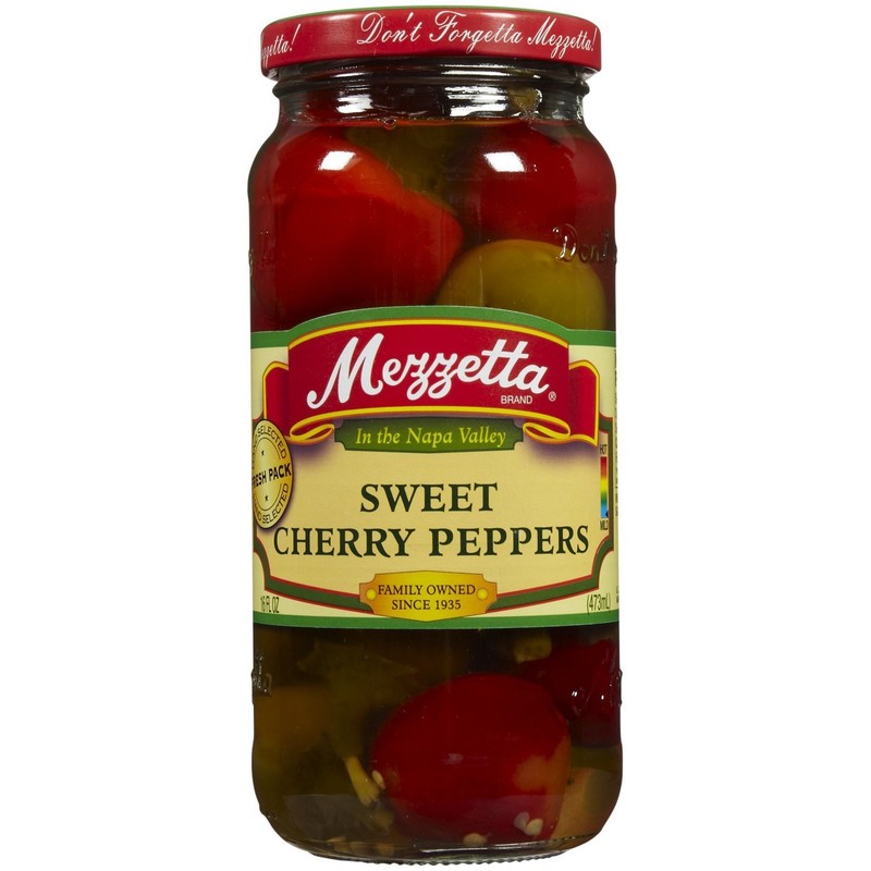 Mezzetta Sweet Cherry Peppers, 16 oz