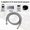 Kitchen Faucet Hose Replacement for Grohe 48293000 Flexible Shower, Pull-out
