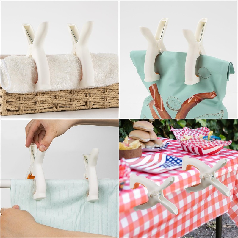 CAIRIAC Beach Towel Clips for Loung Chairs, Cute Pool Chair