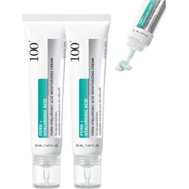 Hyaluronic Acid 100 Moisturizing Cream, Lightweight Hydrating Facial Cream for Glass Skin Glow, Non-Greasy Daily Moisturizer for Dry Sensitive Combination Skin, Am Pm Skin Care
