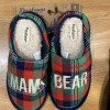 Dearfoams Slippers Woman's MAMA BEAR Plaid Memory Foam S- XL
