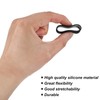 10 PCS Black Tennis Racket Handle Rubber Ring, Tennis Racket