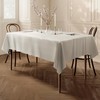 Home Direct Large Rectangular Fabric Tablecloth 140x200cm 55"x78" Cream