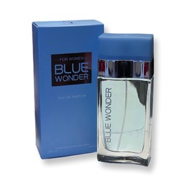 United Scents BLUE WONDER For Women Eau de Parfum - Top Notes of Sicilian Lemon, Cedar, and Bluebell - 3.4 Fl Oz
