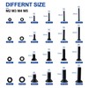 NINDEJIN 1060pcs 12.9 Grade Carbon Steel M2 M3 M4 M5