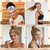 BLMHTWO 4PCS Cheetah Headband, Wide Thick Leopard Headband