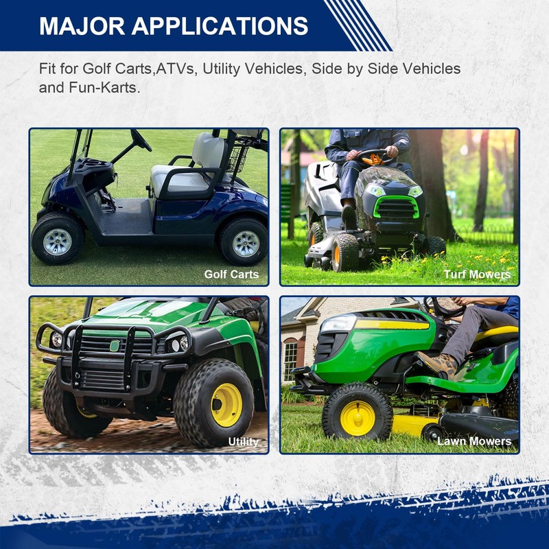 MaxAuto 13x6.50-6nhs Tires,13x6.50x6 Lawn Mower Tires,13-6.50-6 Smooth Turf Tires,13x6.5-6 Tractor