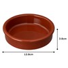 Spanish Grupella sgr-0112br_2 Terracotta Pottery Casuela Ajillo Pot, 4.7 inches