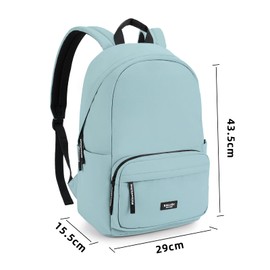 KALIDI Backpack, Women's and Men's Backpack with Laptop Compartment, Unisex Daypack School Backpack, Waterproof Daypack for Leisure, School, Job, Green, simple