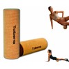 Foam Roller Physical Therapy/Natural Eco-Friendly Cork Roller/Medium Density Deep Tissue