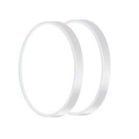 2 Pack LED Flush Mount Ceiling Light Fixture, 9inch Modern LED Ceiling Light 18W 5000K, Low Profile Slim Flat Surface Mount Ceiling Lights for Bedroom Kitchen Hallway Stairwell Basement Closet