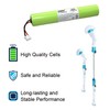 HQRP Battery Compatible with Hurricane Spin Scrubber Brush Cleaner Mop