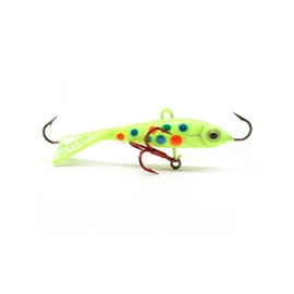 Clam Tikka Mino, 1/8 Oz, Size 14, Glow Chart Wonderbread 15868