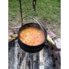 Cuisiland 8.5QT Cast Iron Potjie Cauldron Pot with Lid &