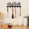2 PCS Wall Mounted Metal Towel Rack with 6 Hooks