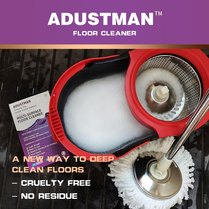 Eco Friendly Floor Cleaner Concentrated Biodegradable Cruelty-Free Hard-Surface Hardwood Laminate
