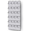 24 Mesh Pockets Over The Door Shoe Organizer Hanging Closet