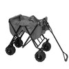 Creative Outdoor Distributor All-Terrain Folding Wagon, (Grey) - Multipurpose Cart