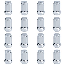 (16 Pack) Tusk Tapered Lug Nut 10mm x 1.25mm Thread Pitch w/14mm Head Chrome for Can-Am Outlander 800R EFI XT-P 2010-2011,2013-2015