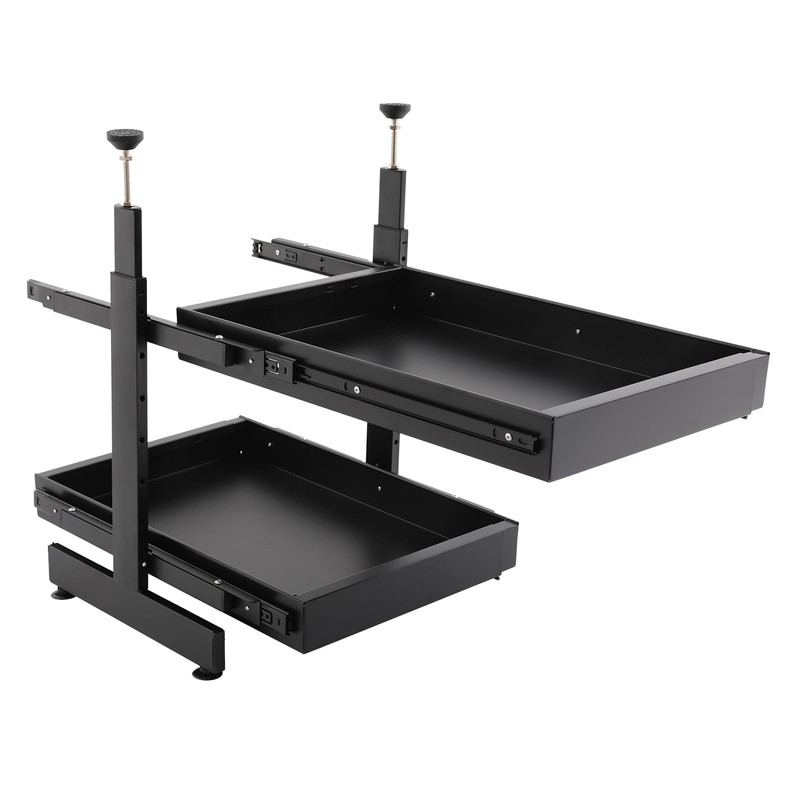 2-Tier Pull Out Cabinet Organizer, Pull out Drawers for Cabinets,