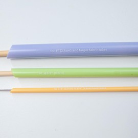 ieron Tube Turners Fabric Turning Tube Clamping Set Turner Hook Elastic Threader Tools Kit for DIY Sewing