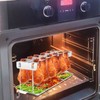 Chicken Leg Rack for Grill with Drip Tray - 12