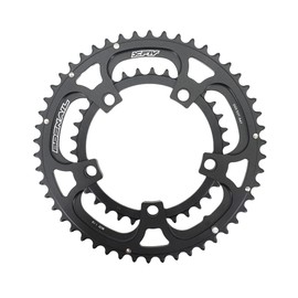 DJC Road Bike Chainring 110BCD Double Chainring 5 Arm Round 2X 50T 34T 53T 39T 52T 36T Gravel Red Rival S350 S900 (53-39T)