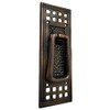 Adonai Hardware"Joppa" Antique Cast Iron Door Knocker (Oil Rubbed Bronze)