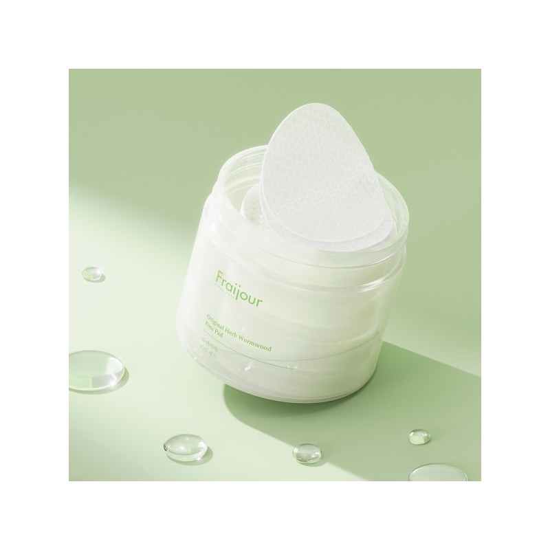 Natural Mugwort Pore Soothing Toner Pads 60 Sheets + Refills